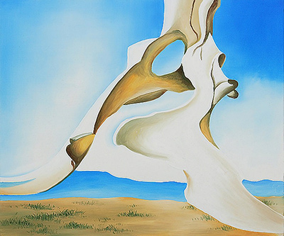 Pelvis with the Distance Georgia O'Keeffe